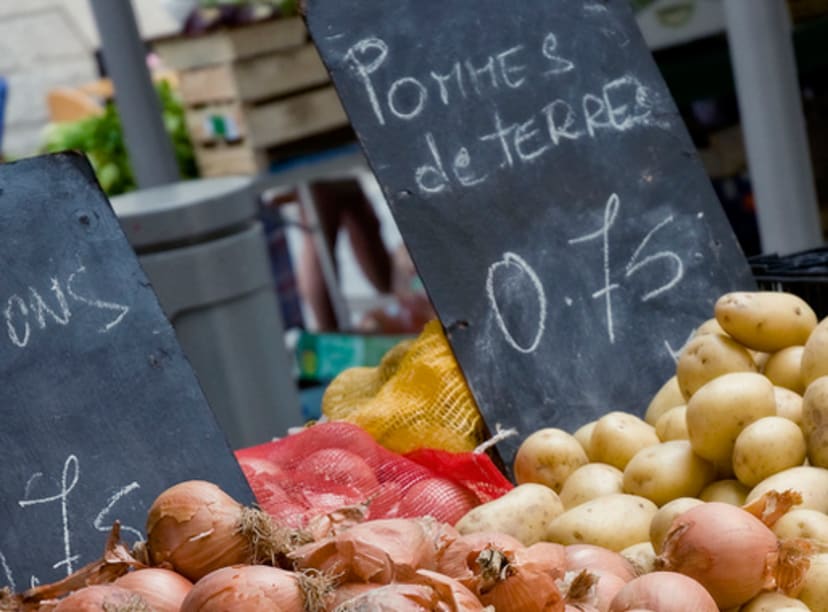 food market in paris