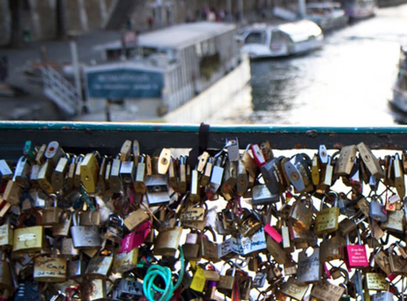 love lock Pont de l'Archeveche