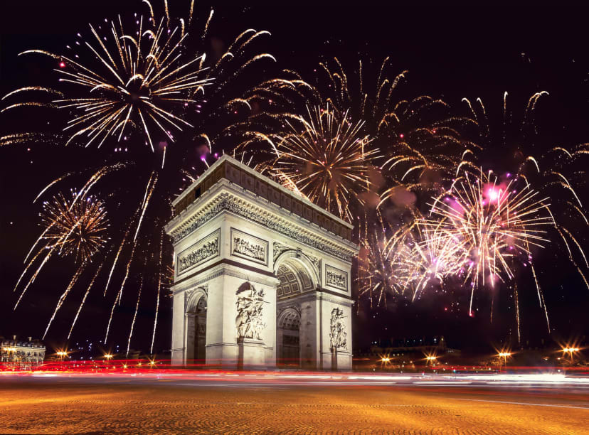 Arc de Triomphe New Year