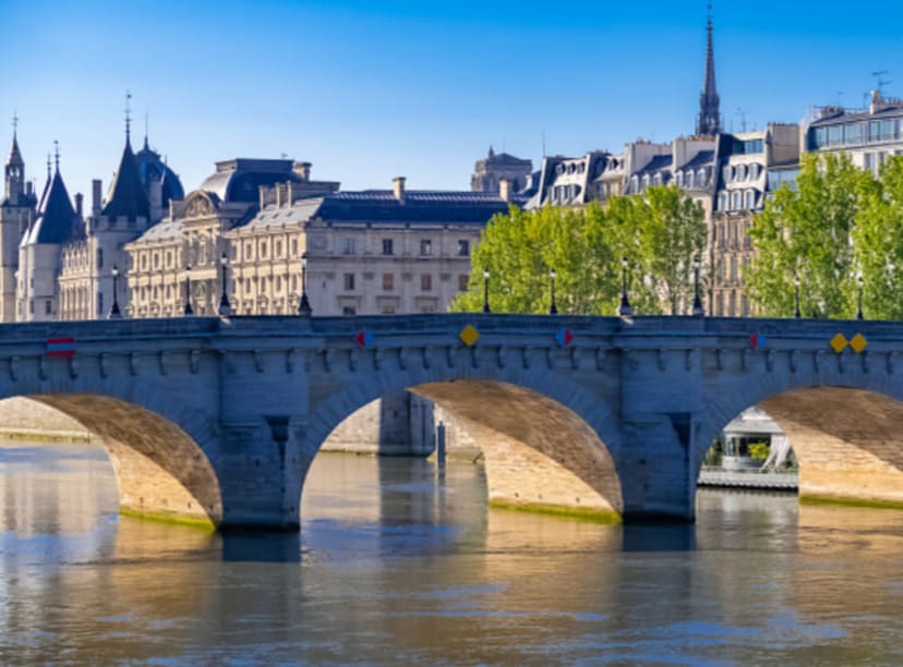 View of Pont Neuf and Île de la Cité in Paris