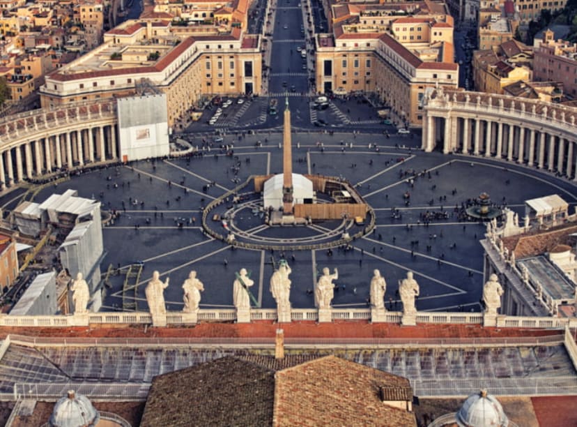 Vatican City viewed from above