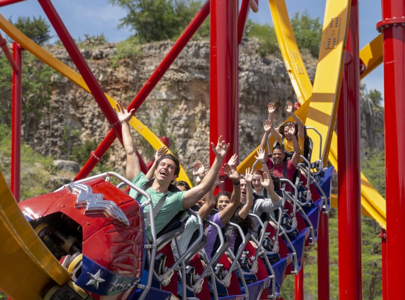 Six Flags Rollercoaster