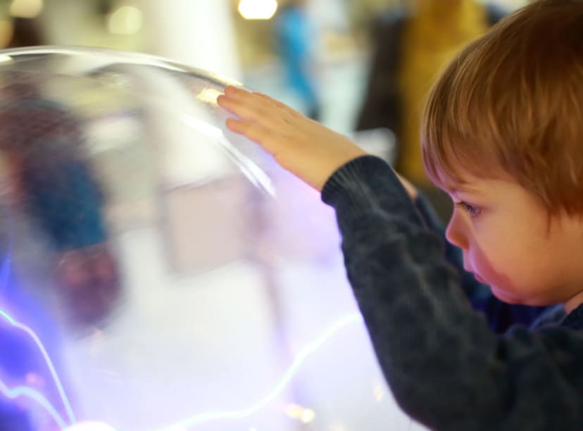 child at the DoSeum in san antonio 