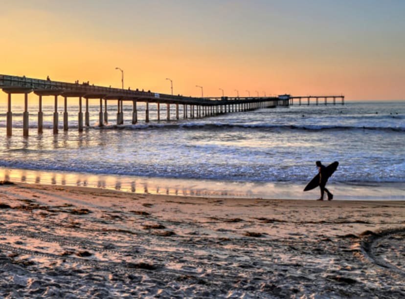 The pier at Ocean Beach, San Diego