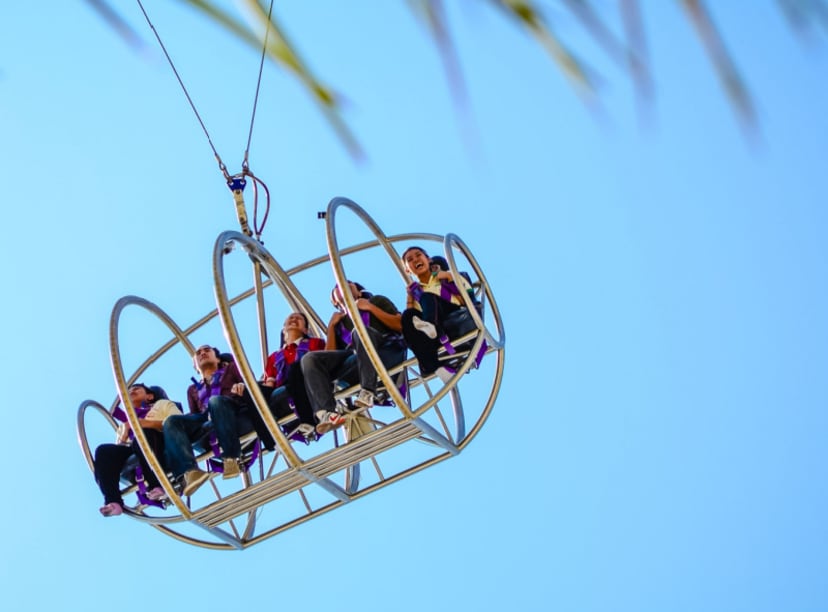 the giant swing - one of the best extreme sports activities in singapore!