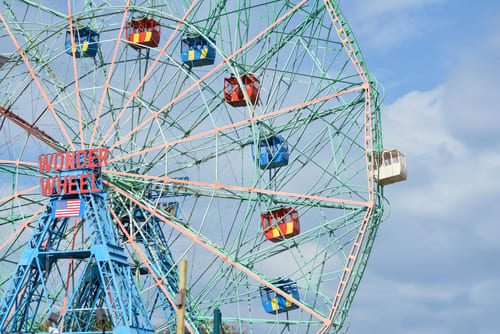 Coney Island ferris wheel