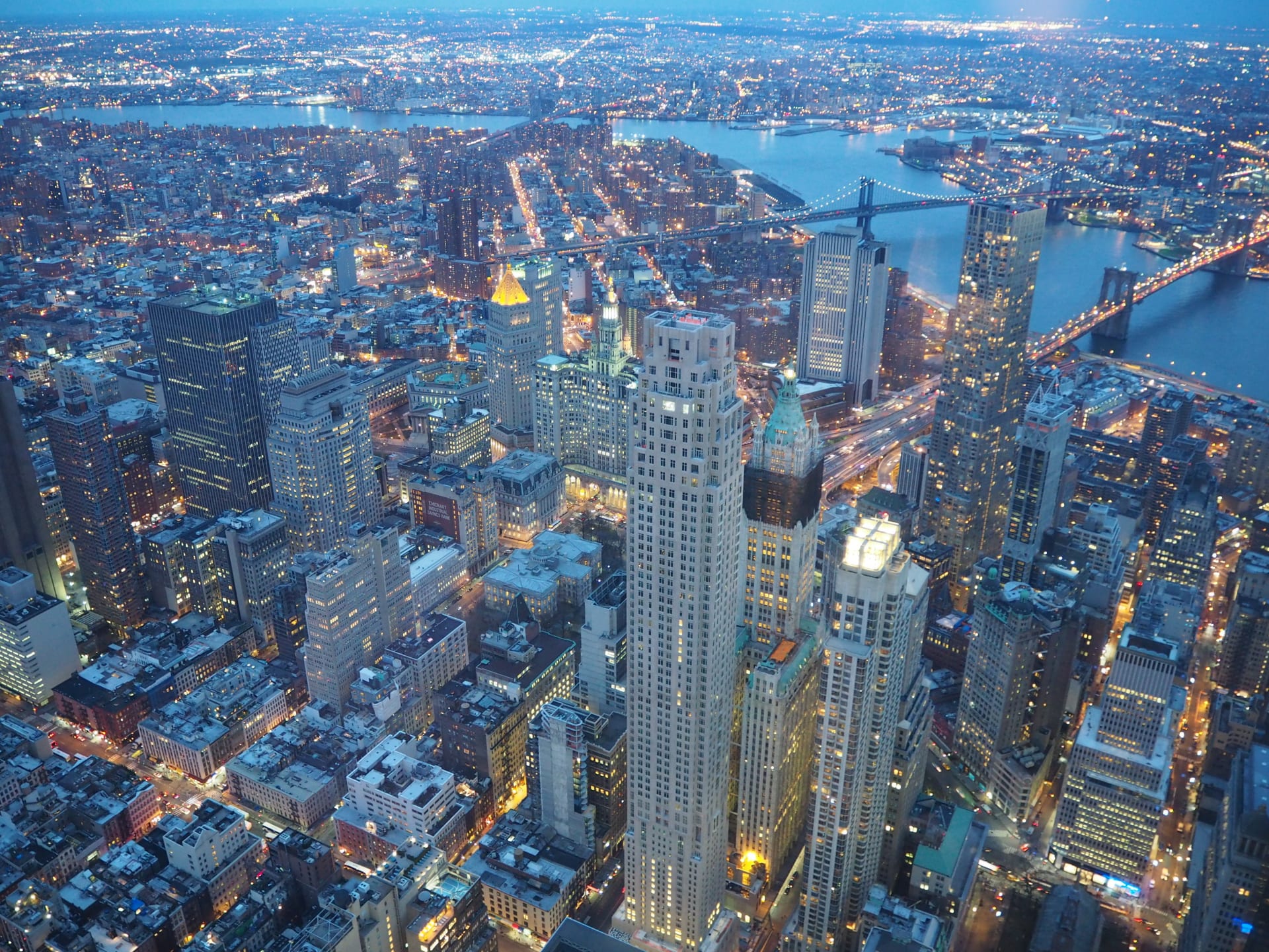 View from the One World Observatory