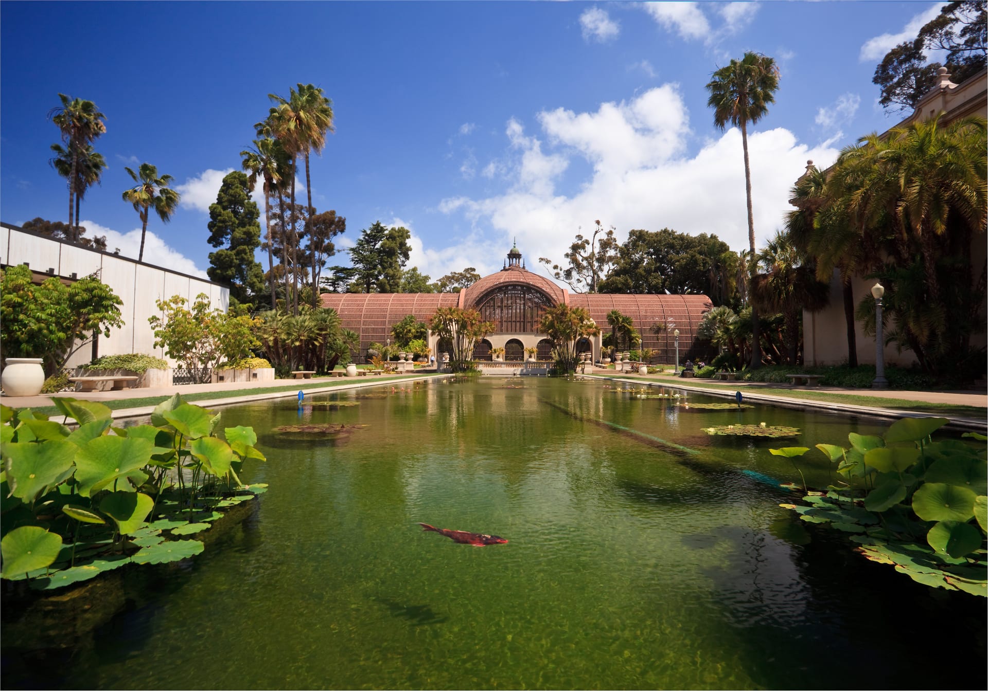 Botanical Building & Lily Pond