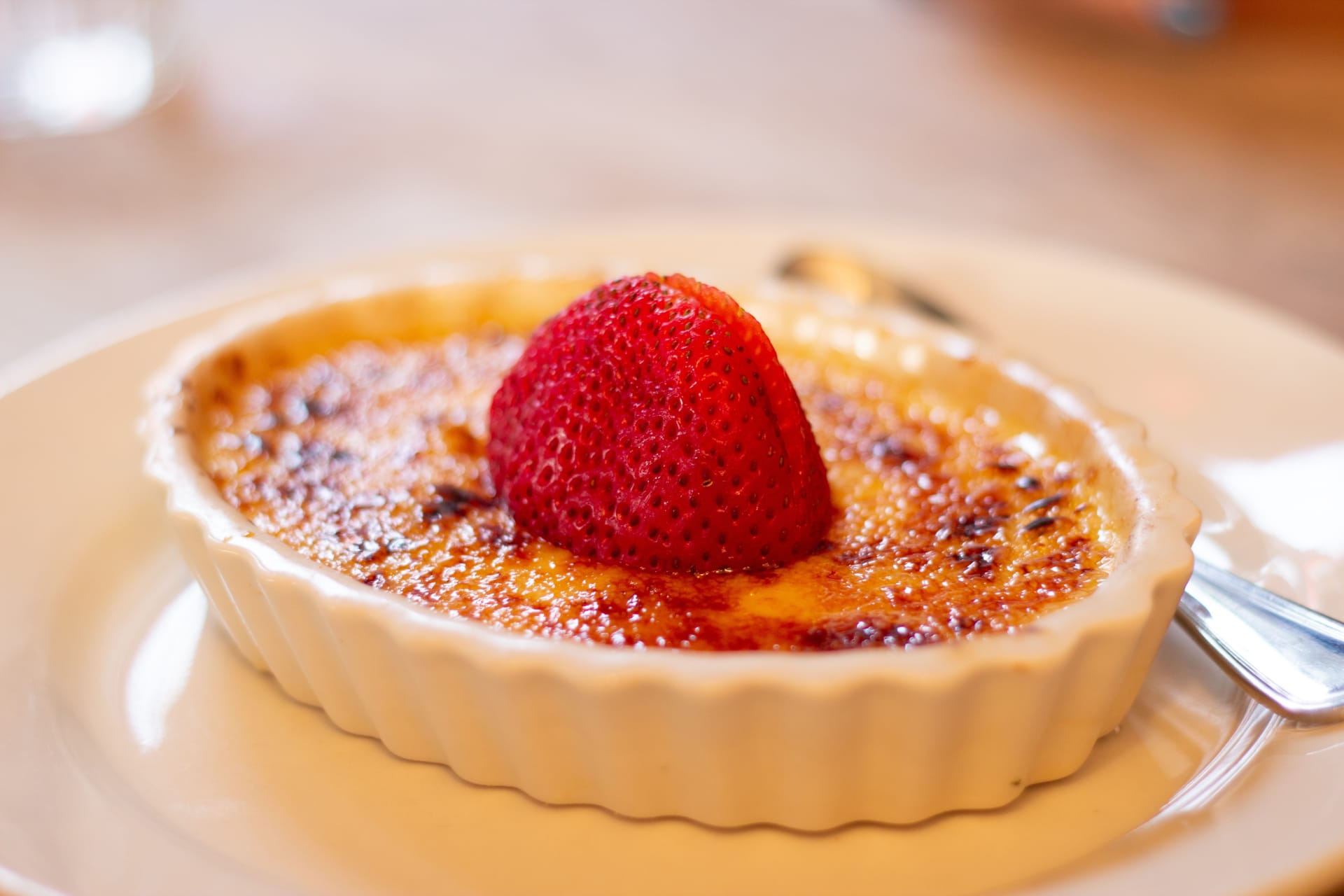 Französische Creme Brulee