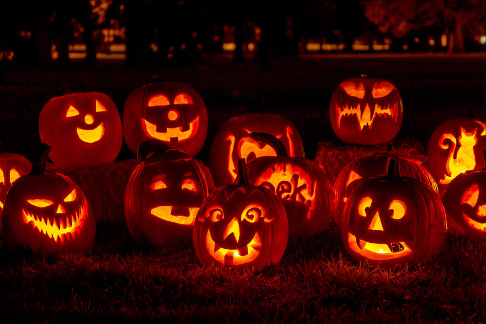 Halloween jack-o'-lanterns