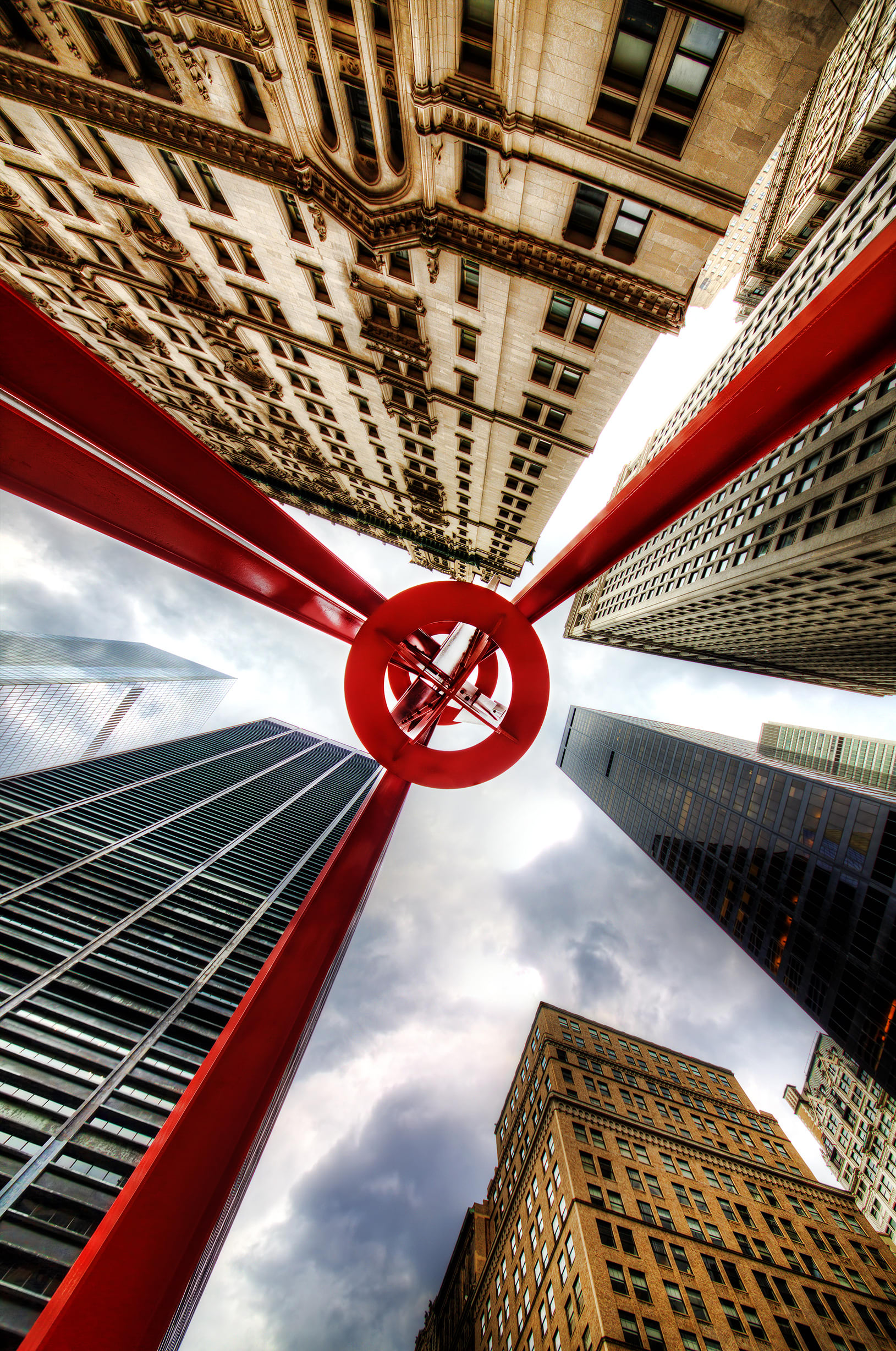 Red Cube  Zuccotti Park Nova York