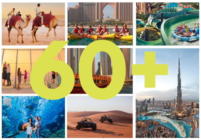 60+ Go City Dubai attractions