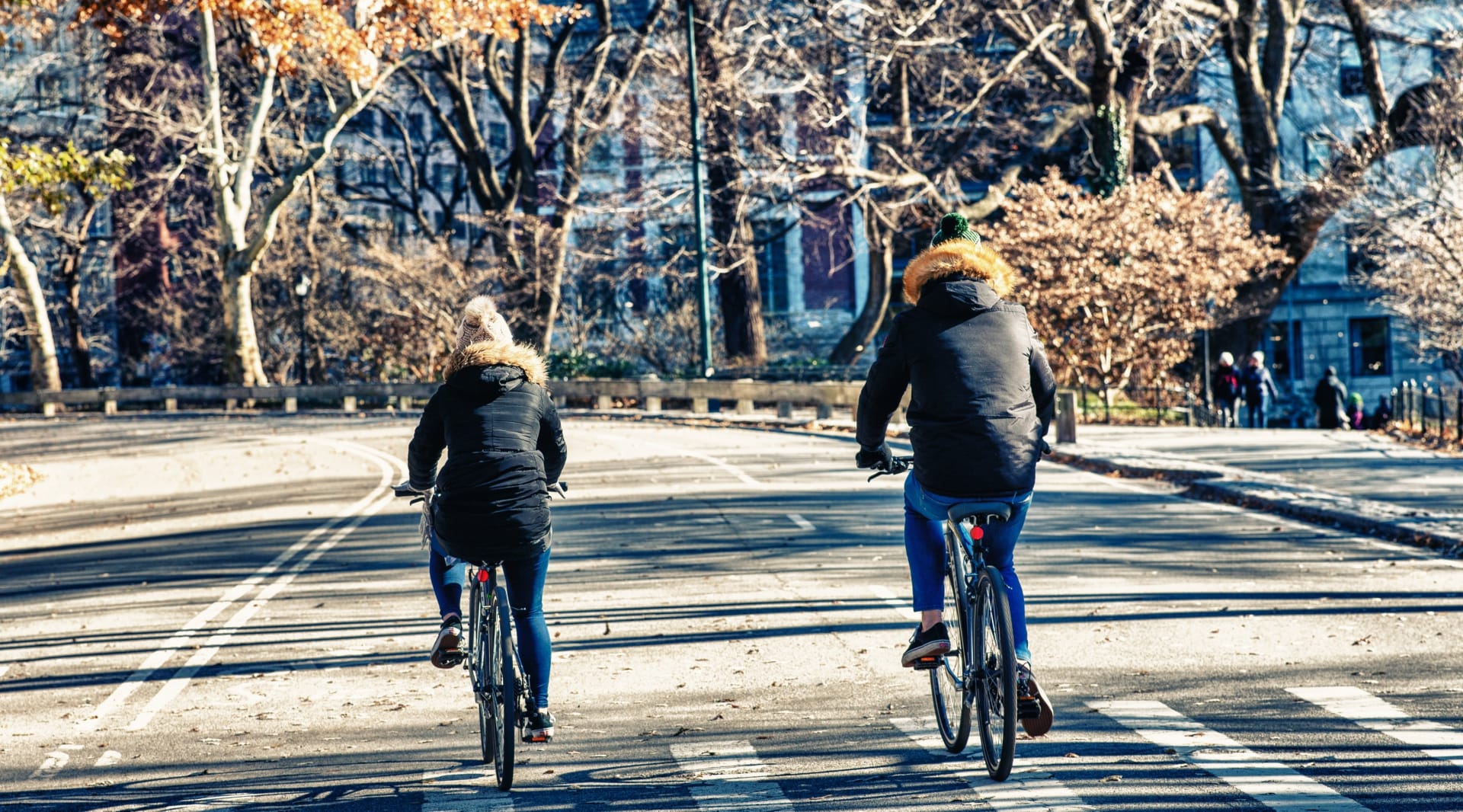 biking-central-park-during-winter-season