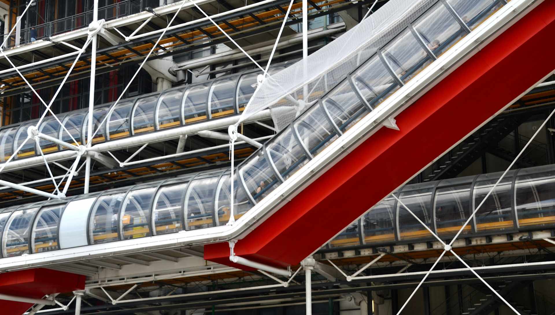 Centre Pompidou's External Pipes