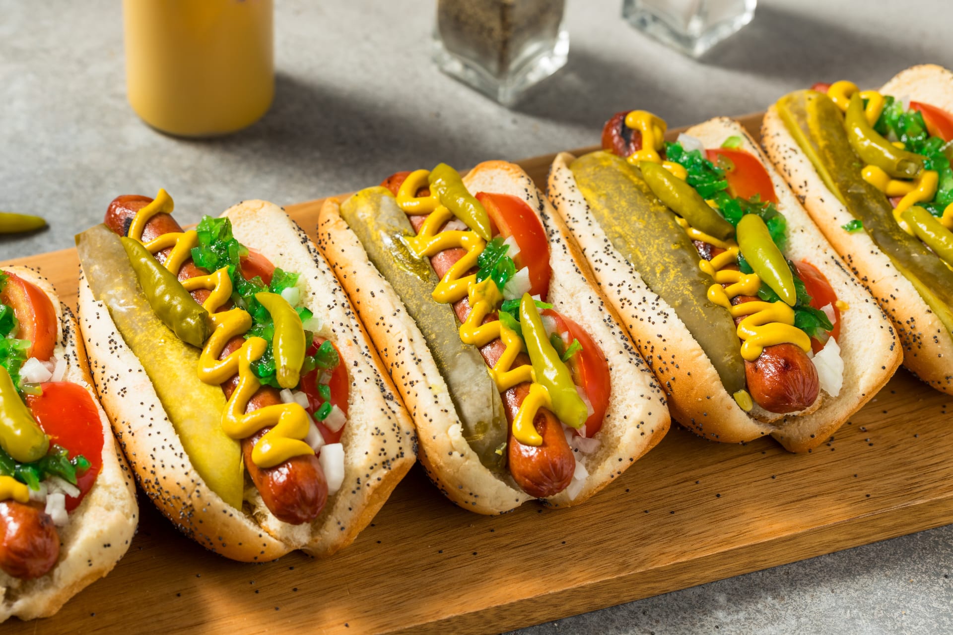 Sink your teeth into a legendary Chicago-style hot dog