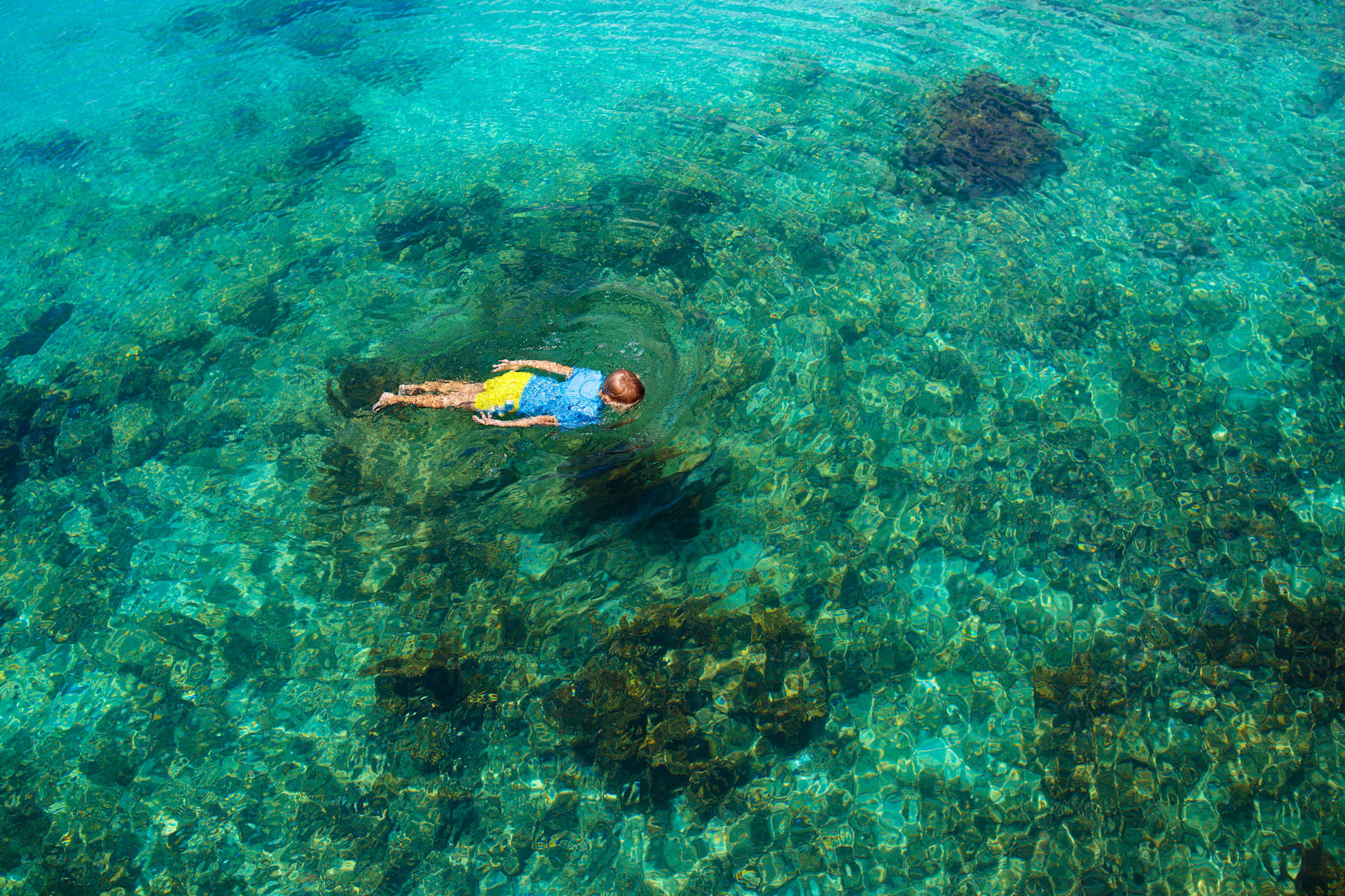 Child Snorkeling