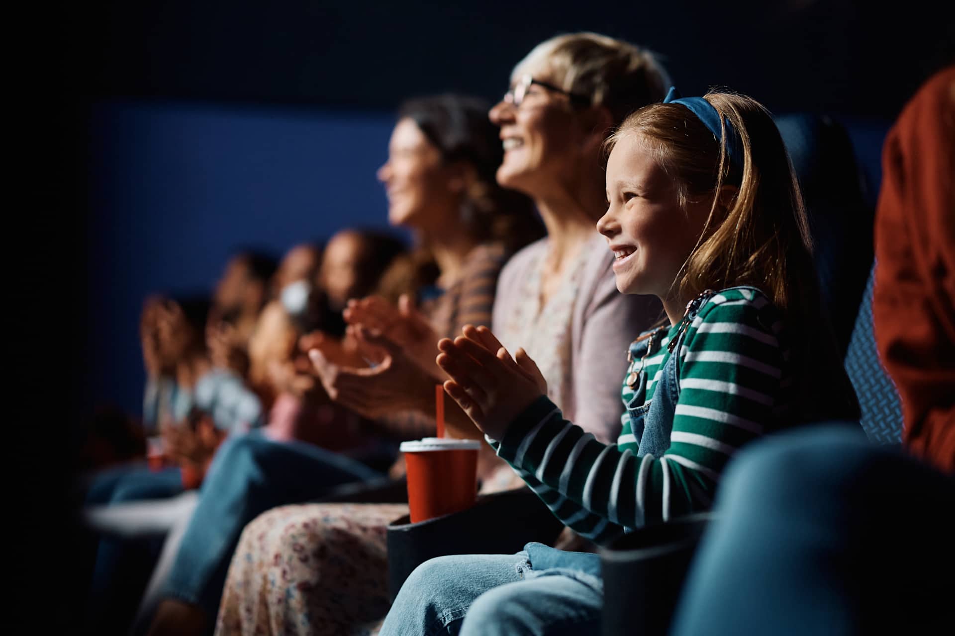 Family at the Cinema