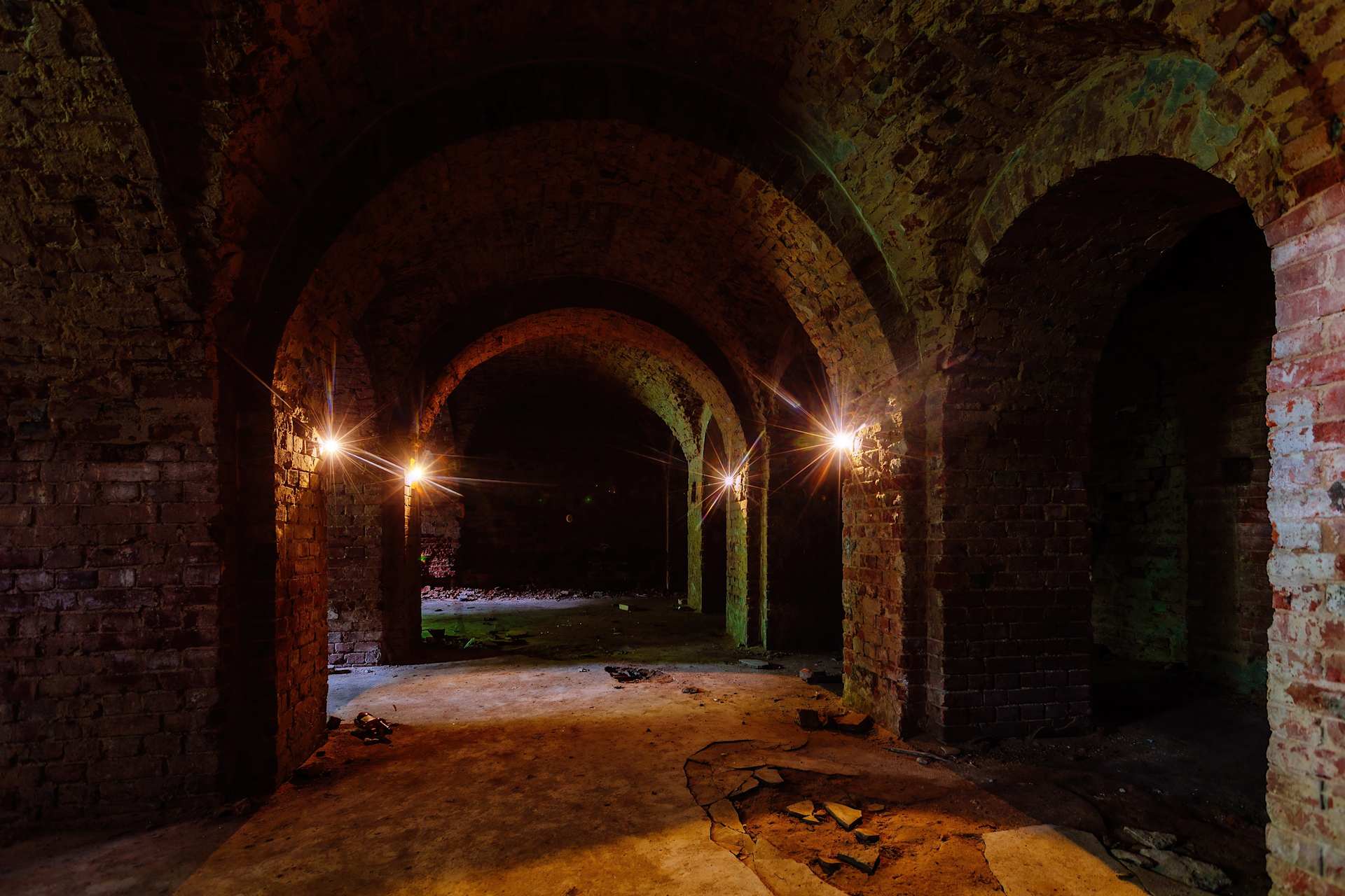 creepy dark dungeon