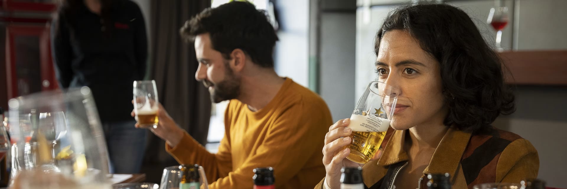 Beer tasting on the tour