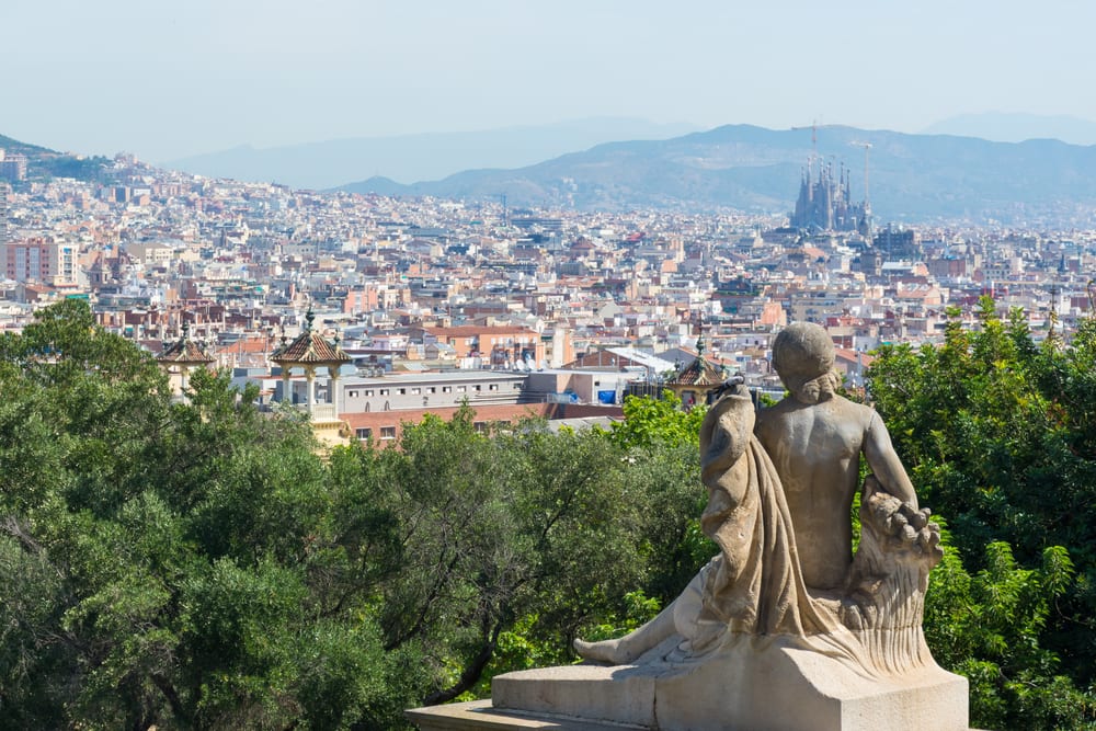 View of Barcelona from Montjuic