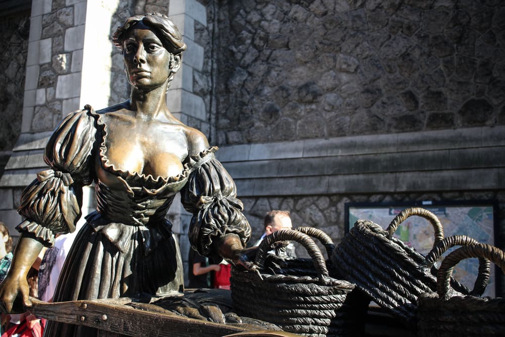 Molly Malone statue in Dublin