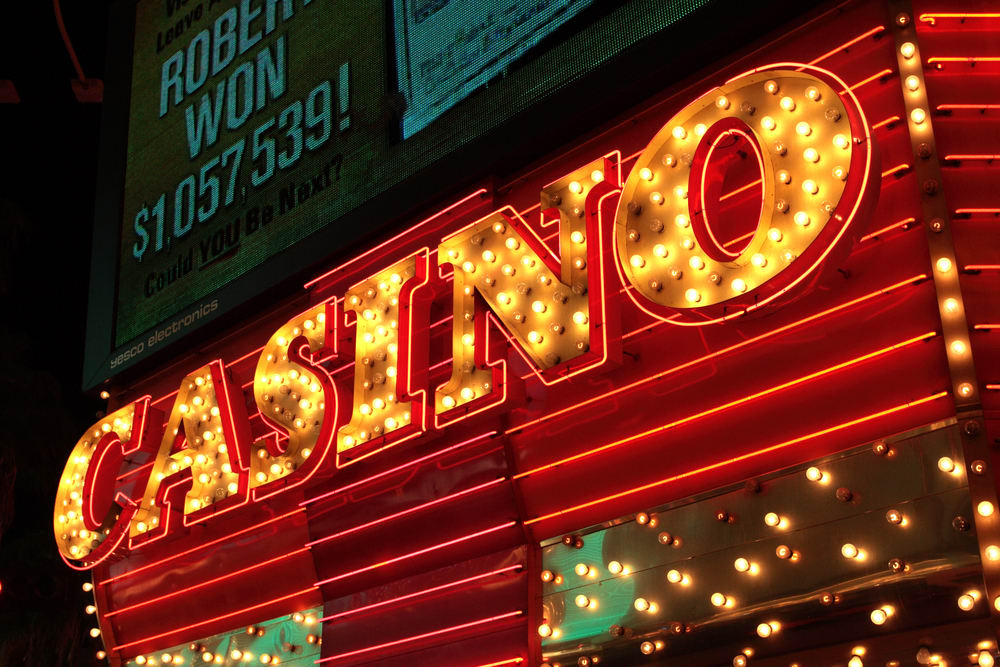 Fremont Street casino in Las Vegas
