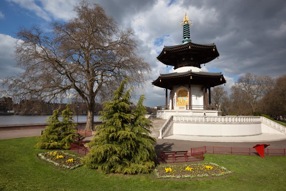 The Peace Pagoda in Battersea Park