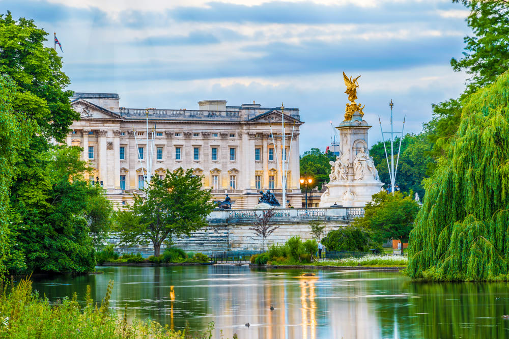 Buckingham Palace view from St James's Park