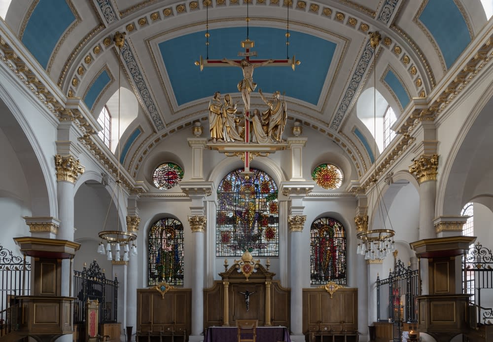Inside St Mary-le-Bow