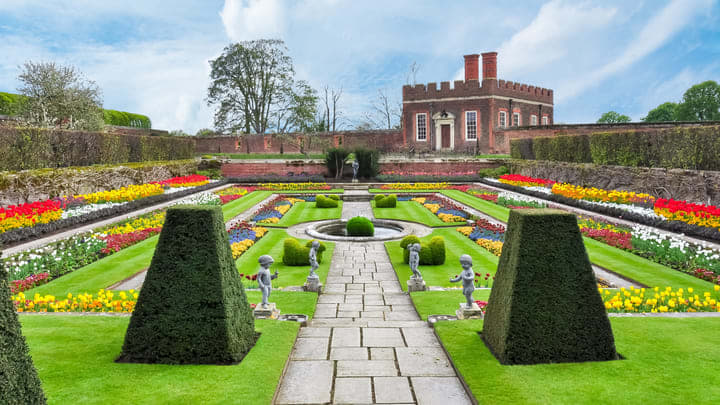 Hampton court, ouest de londres, quartiers