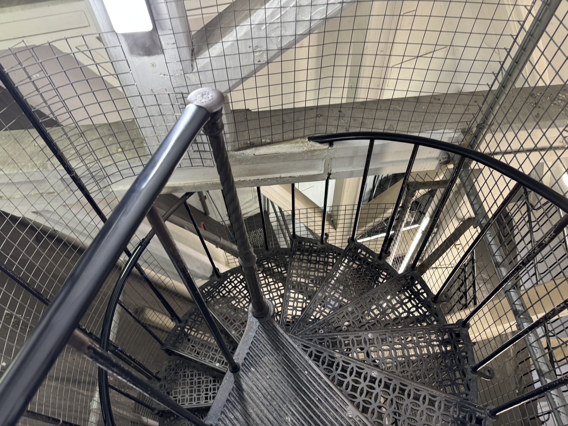 stairs inside st pauls cathedral