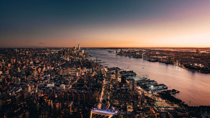 Blick vom Edge New York