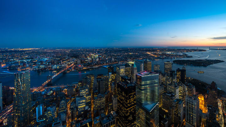 Blick vom One World Observatory