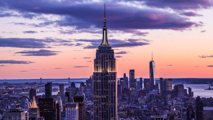 Empire State Building at night