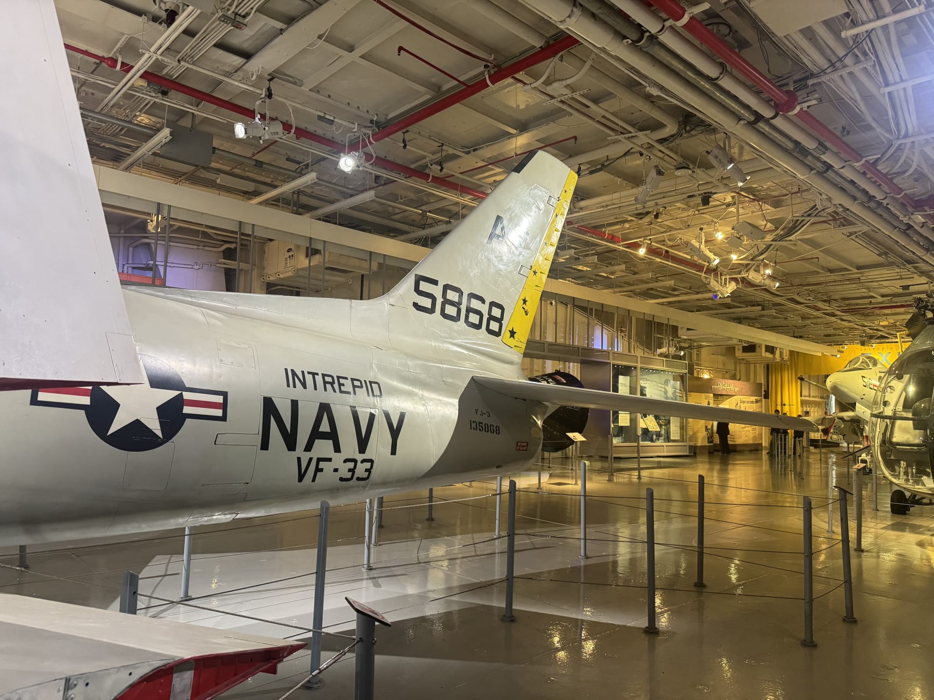 Plane at the Intrepid Museum