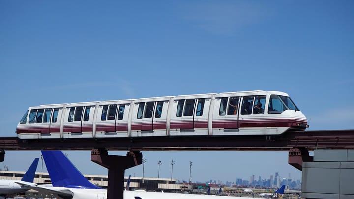 L'AirTrain de l'aéroport JFK, New York