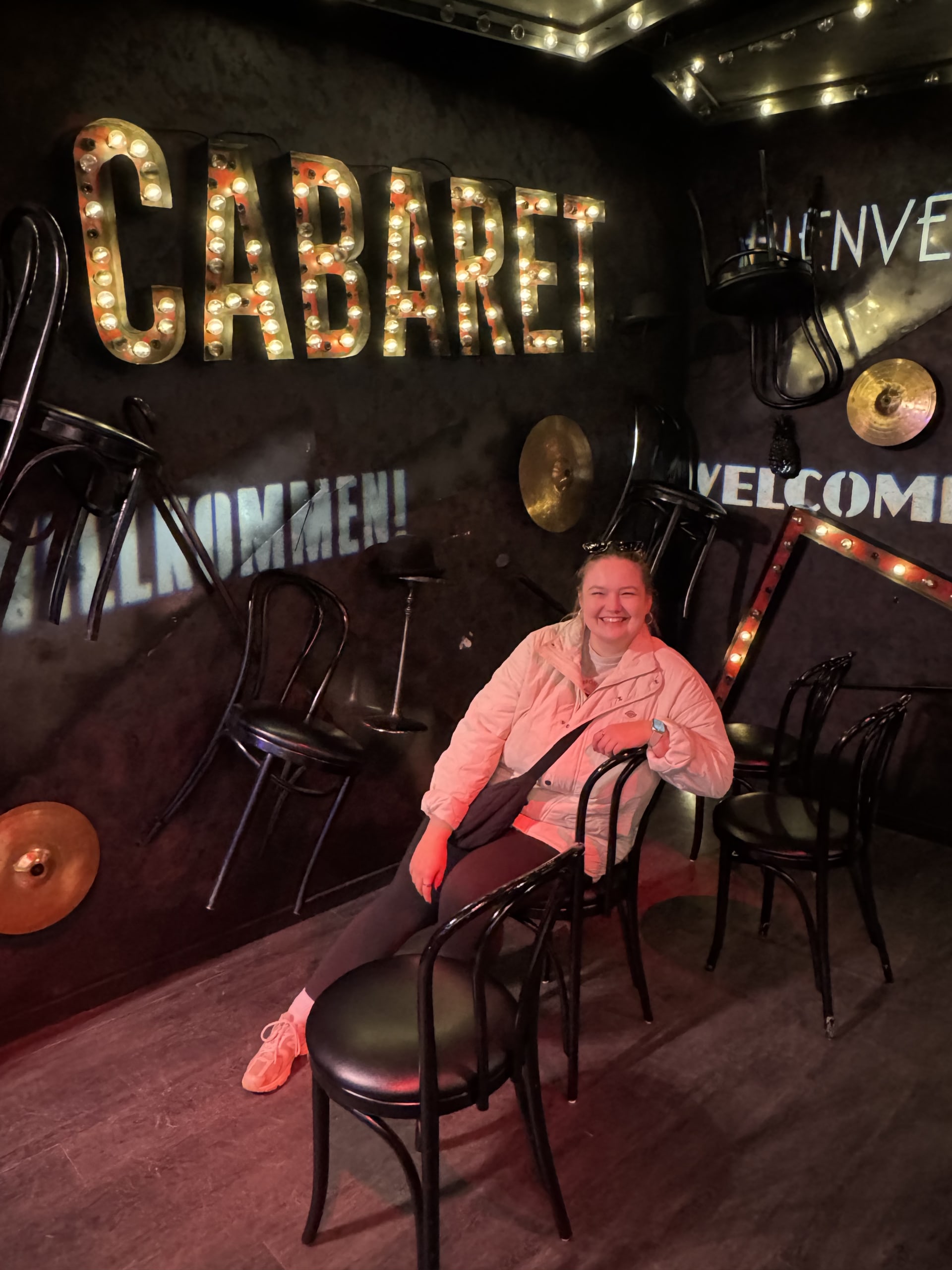 cabaret chairs in museum of broadway
