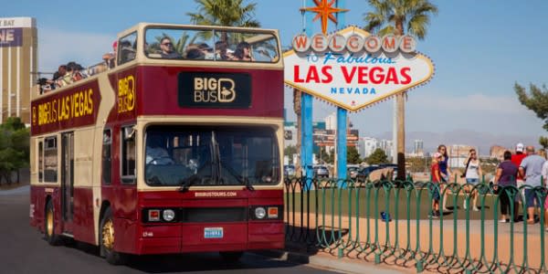 Autobús turístico  Las Vegas Big Bus. Cosas que hacer en Las Vegas solo.