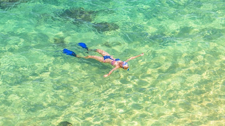 Schnorcheln in der Hanauma Bay Oahu