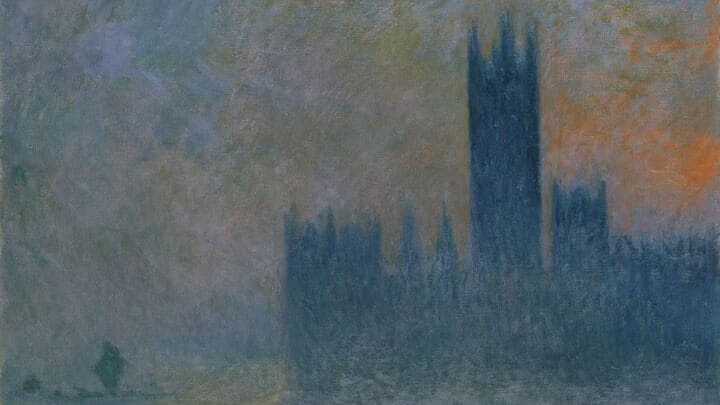 "Parlamento de Londres" de Claude Monet en el Museo Marmottan Monet de París.