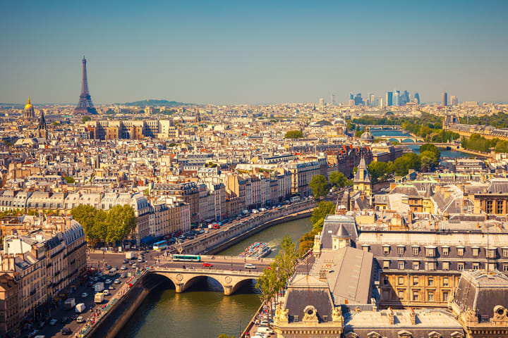 Vista panorámica de París. Cosas que ver en París para adultos.