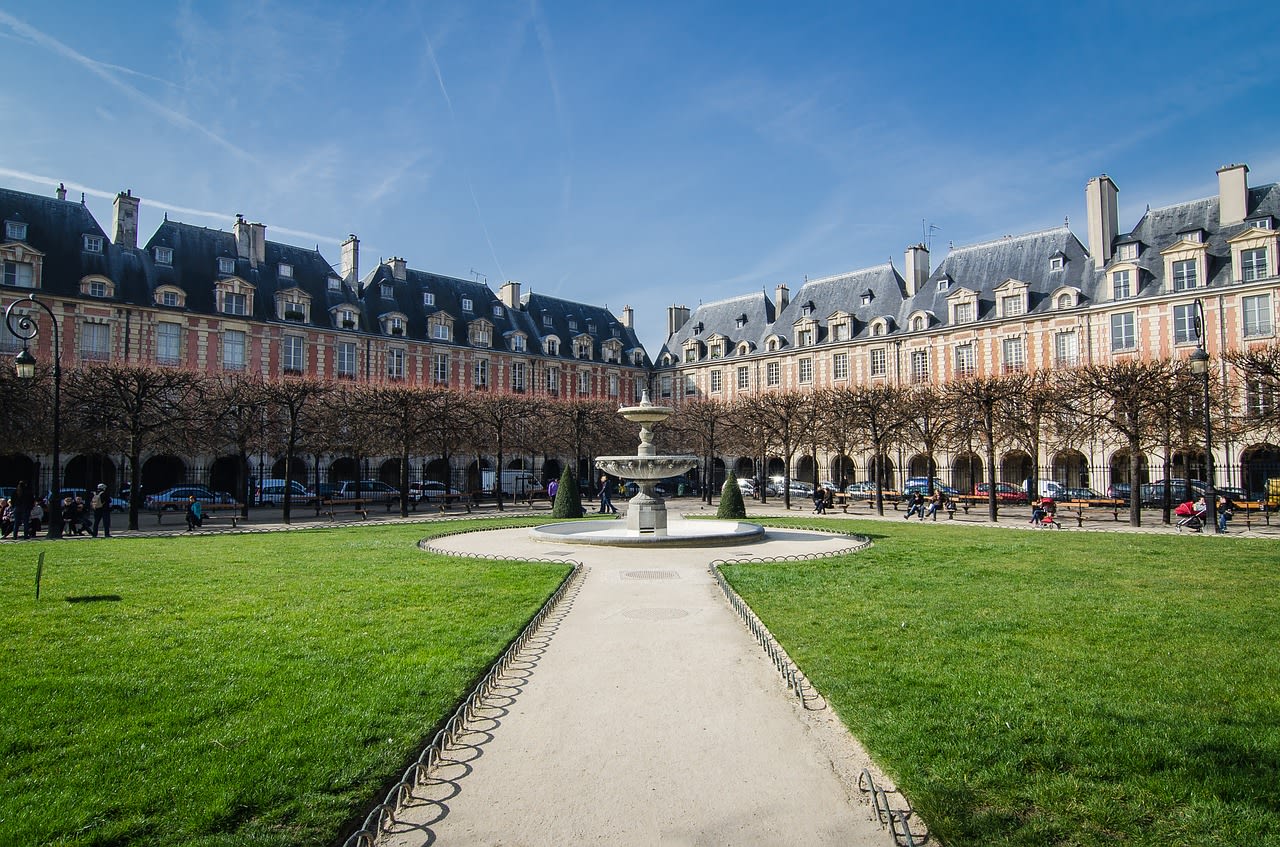Notre Dame de Paris, ville de Paris, séjour à Paris, quels quartiers, Place des Vosges