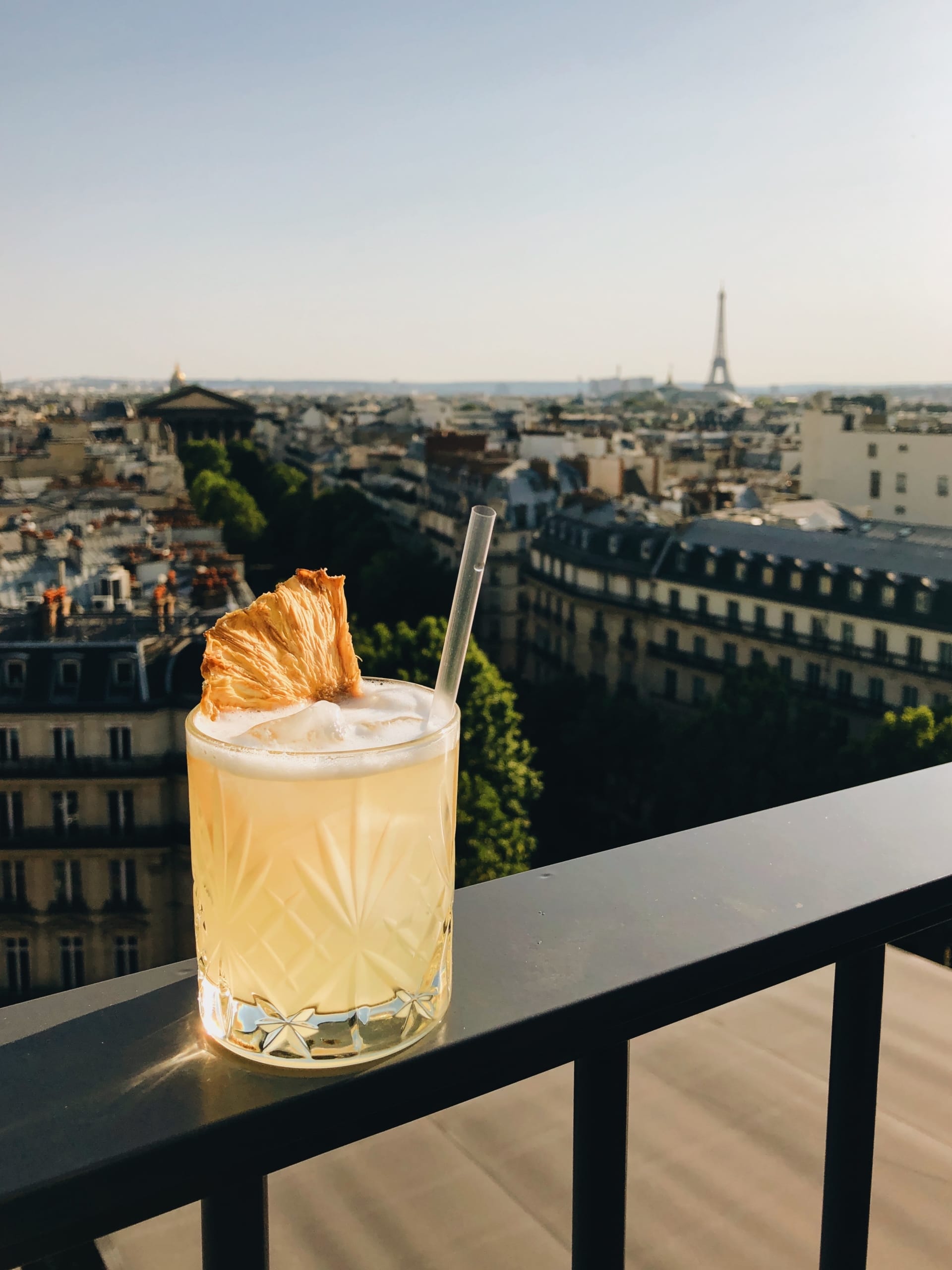 a rooftop bar in paris