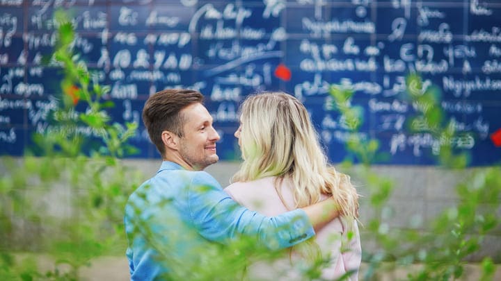 Muro del Amor, Montmartre, París. Dónde alojarse si viajas a París en pareja.