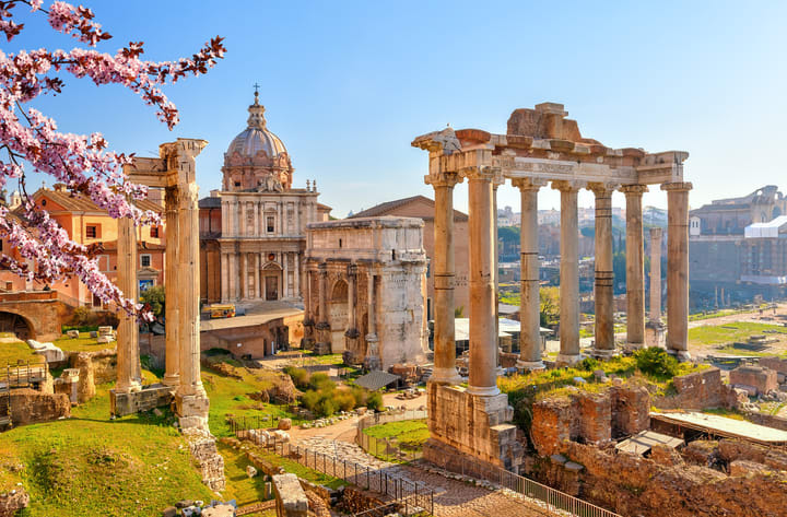 Das Forum Romanum in Rom