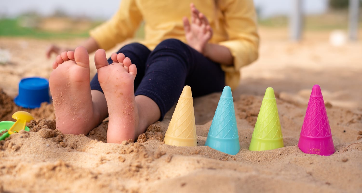 Kinder am Strand
