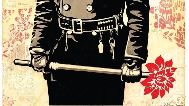Shepard Fairey artwork. Image courtesy of Fotografiska.