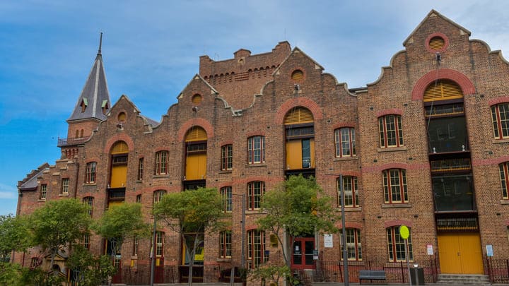 Bâtiment historique dans le quartier de The Rocks à Sydney