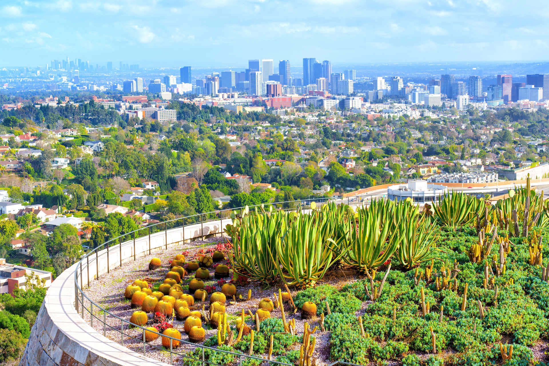View of Los Angeles from the Getty Center