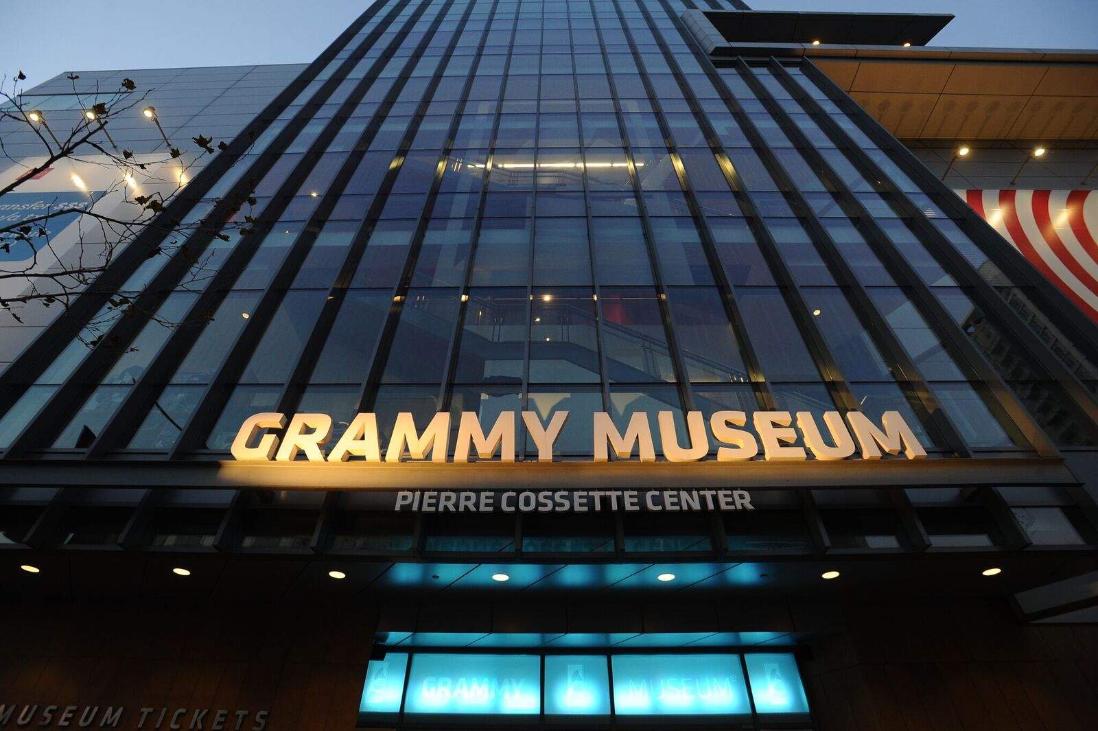 Exterior of the GRAMMY Museum